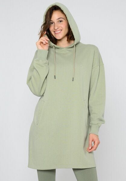 ThokkThokk Damen Hoodie Kleid TT1047 aus Biobaumwolle