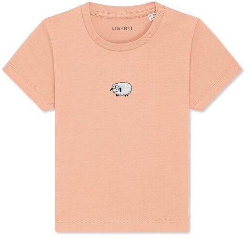 LIGARTI Babyshirt - Wollke das Schaf