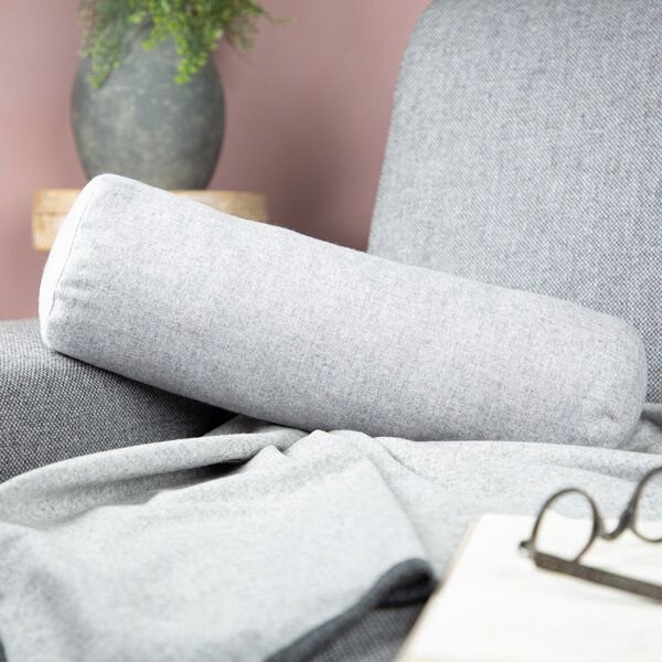 nahtur-design Nackenrolle mit leichtem Lodenbezug | Naturfüllung