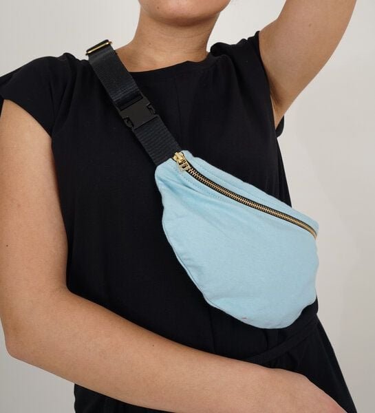 Lena Schokolade Hipbag Bauchtasche aus Bio-Baumwolle Pastelltöne