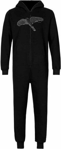 Peaces.bio - handbedruckte Biomode Jumpsuit Sperber Damen