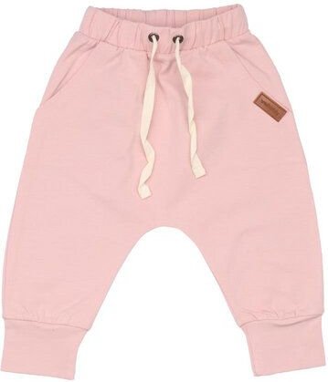 Baby Frotteehose GOTS-zertifiziert aus Bio-Baumwolle rosa mit Kordelbund – Walkiddy