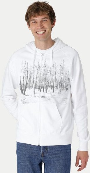 Peaces.bio - handbedruckte Biomode Herren Zip-Hoodie Woodland