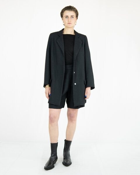 keijn Blazer ANTILI – Oversized Blazer aus Jacquard mit geschlitztem Rückensaum