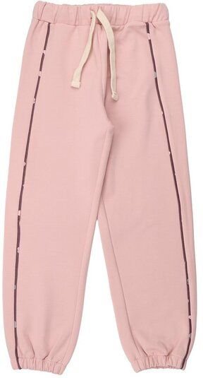 Kinder Jogger GOTS zertifiziert, Bio-Baumwolle, rosa, „Cute Cats“, weich, elastischer Bund, bequem – Walkiddy