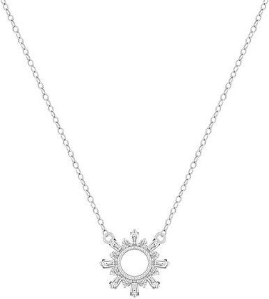 Eppi Kette mit Synthetischen Baguette und Round Diamanten Caibre