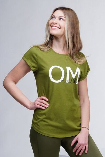 YogiLiebe Yoga OM Shirt kurzarm - Bio-Baumwolle