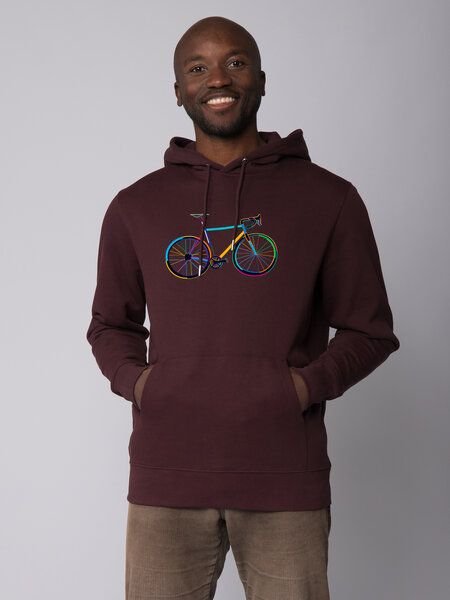 watapparel Hoodie Unisex Fahrrad by night