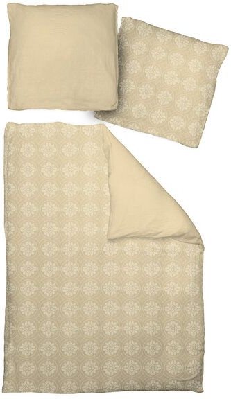 Nature by Adam Bettwäsche 2tlg aus 100% Bio-Baumwolle - Made in Germany - Romantic Puligny Light