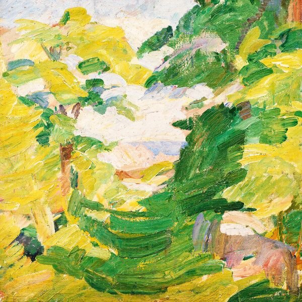 Photocircle Poster / Leinwandbild - Mindet, Christiansø 1912 von Edvard Weie