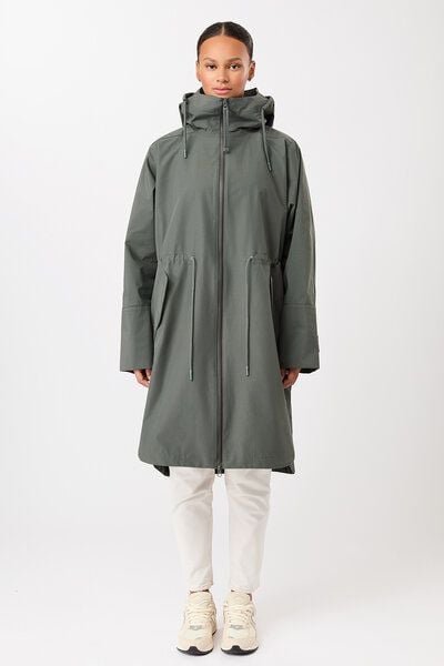 Thumbnail - LangerChen Parka Regenfest- Parka Kenosha - aus Bio-Baumwolle und recyceltem Polyester