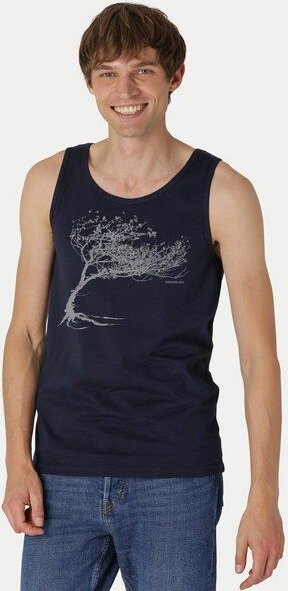 Peaces.bio - handbedruckte Biomode Bio Tank Top Windy Tree Herren