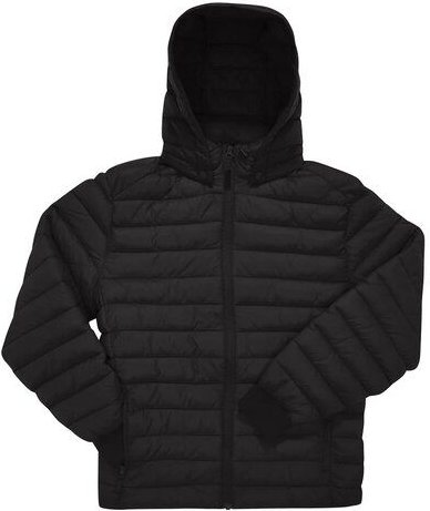 B&C BE INSPIRED Unisex Steppjacke abnehmbare Kapuze Seitentaschen mit Reißverschluss Wasserabweisend bis Gr. 4XL