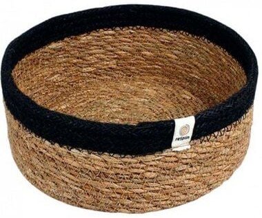 reSpiin Praktischer veganer Aufbewahrungskorb aus Seegras und Jute