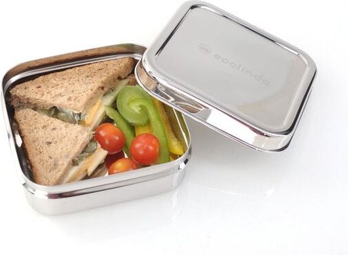 ecolinda Brotdose aus Edelstahl MAUI inklusive Nylonband