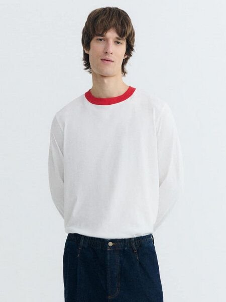 thinking mu Herren Longsleeve - Emilio R Tee - Bio-Baumwolle