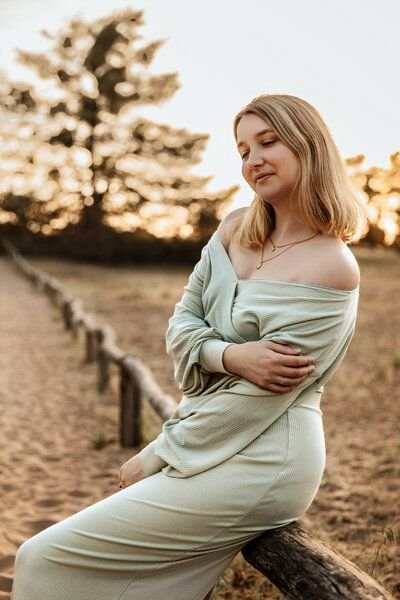 Vivien Joy High Waist Hose mit Falten - Farrah Comfy Pants