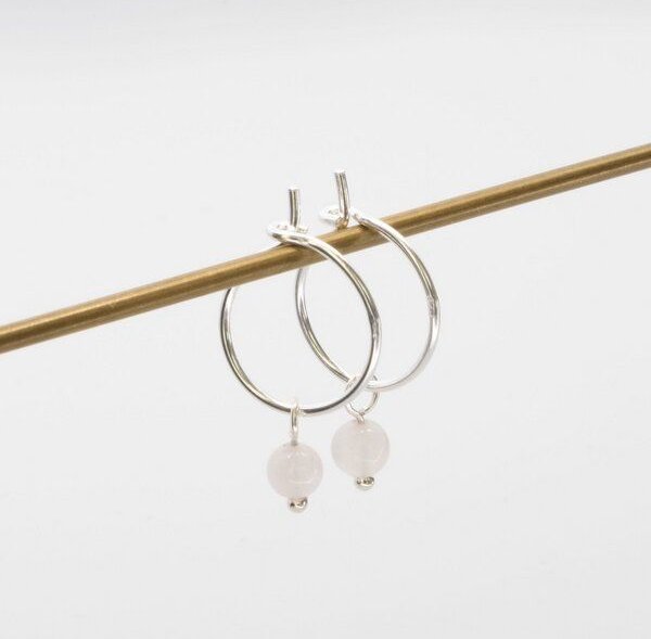 fejn jewelry Creole 'gemstone hoop'