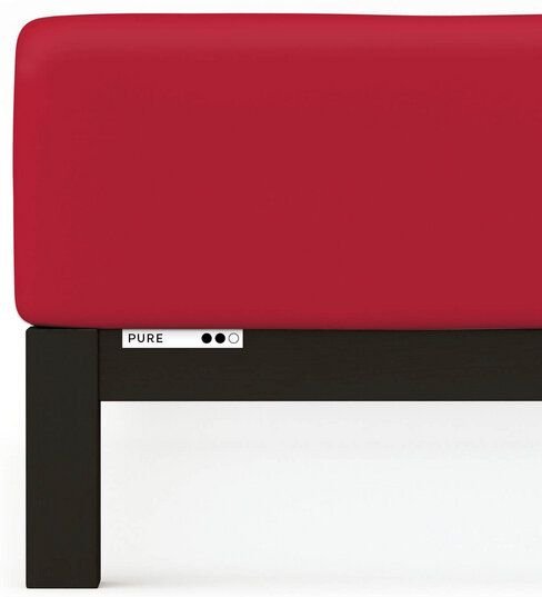 Schlafgut Boxspring Spannbettlaken Pure 95% Biobaumwolle, 5% Elasthan - Matratzenhöhe bis 40cm