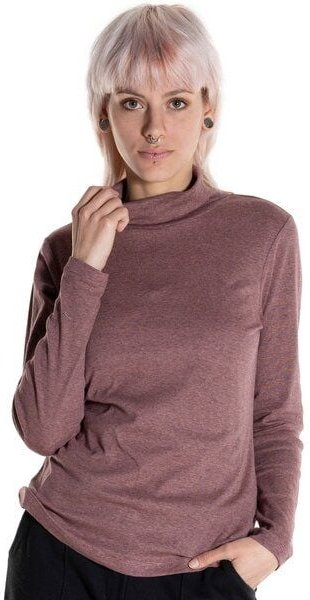 Alma & Lovis Meliertes Rollkragen-Longsleeve