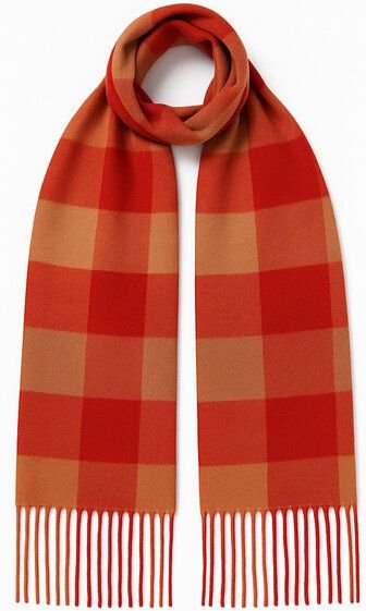 Bruno Barella Langer Wollschal aus 100 % Schurwolle – nachhaltig, weich & wärmend (30 × 200 cm)