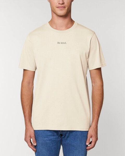 Human Family Bio Herren Rundhals T-Shirt "Be kind"