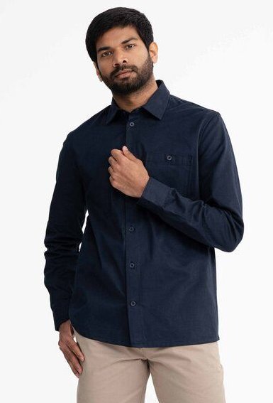 Twill Hemd ASHUTOSH | von MELA | Fairtrade & GOTS zertifiziert