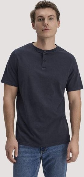 hessnatur Heavy Jersey Henley Shirt Relaxed aus reiner Bio-Baumwolle