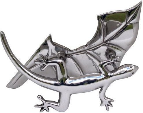 Mitienda Shop Weinflaschenhalter aus Zinn "Iguana"