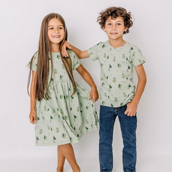 Cotokids Baby Kleid Bio-Baumwolle Avocado 13 Walkiddy, GOTS-zertifiziert, weich, vegan, fair gefertigt, fröhlicher Allov...