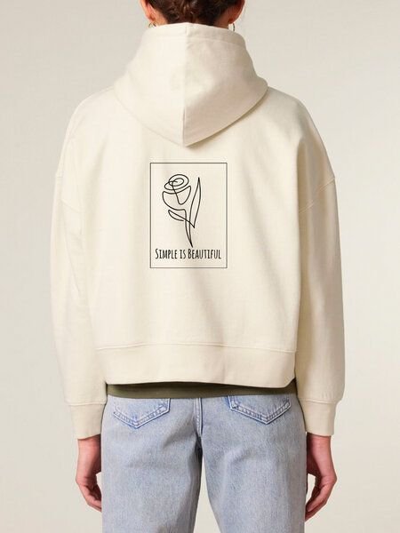 Human Family Bio Damen-Hoodie „Relax – Simple Beauty“