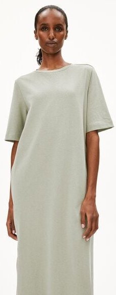 ARMEDANGELS XELINAA JERSEY MIDI DRESS - Damen Heavyweight Jerseykleid aus recyceltem Baumwoll Mix