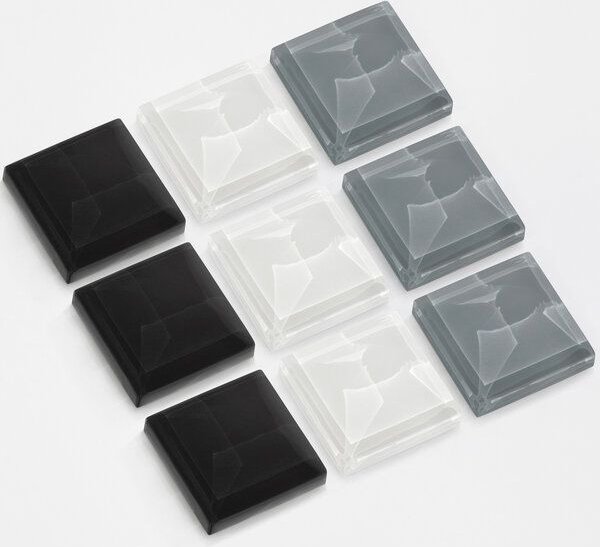 ALEXASCHA Magnet Set aus Upcycling Glas • 9 starke Magnete für den Kühlschrank • ideal zum Verschenken