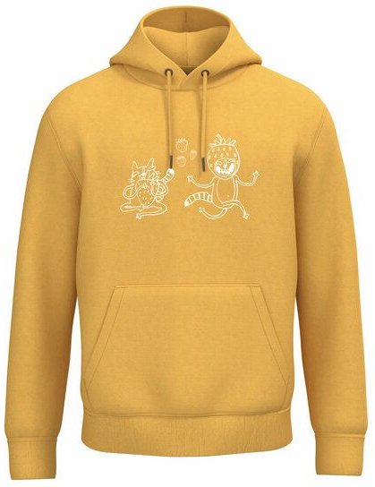Brandless Basic Bio Hoody Nr. 4 Strawberry Cats 350g/m² XXS - 4 XL