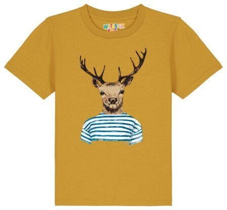 watabout.kids T-Shirt Kinder Hirsch