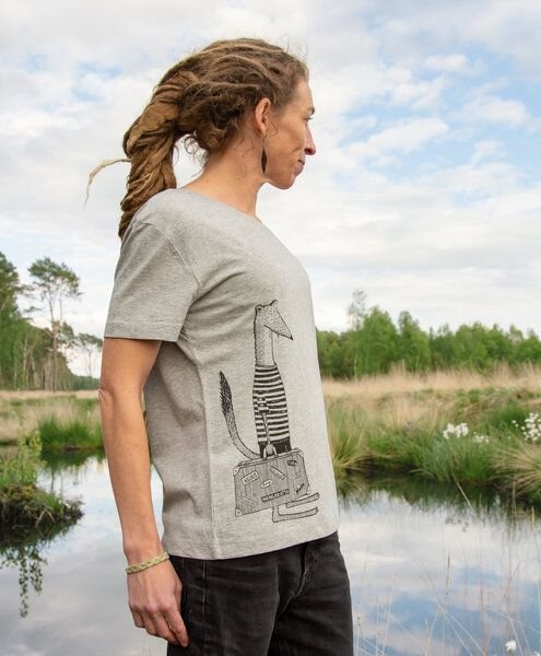 Cmig Damen T-Shirt Reise Wiesel