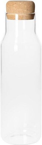 Thumbnail - elasto Glaskaraffe "Pour" 1,1 l - Eleganter Krug mit Korkverschluss