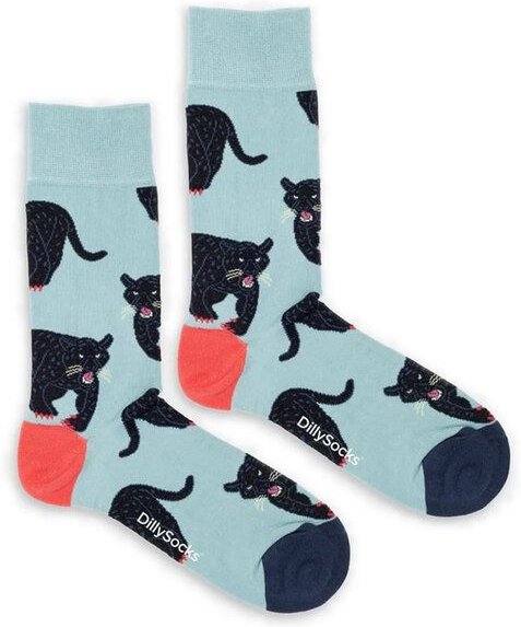 DillySocks Socken Midnight Panther aus Biobaumwoll-Mix