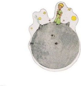 BeWooden Holzbrosche Planete des Kleinen Prinzen | Mode Schmuck