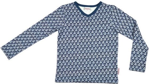 Baba Babywear Langarmshirt mit V-Ausschnitt und Gitarrenmotiv