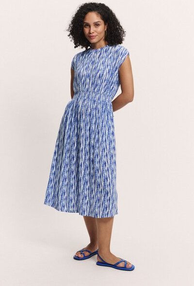 TRANQUILLO Kleid Mariaa aus EcoVero Crinkle Viskose (1140007)