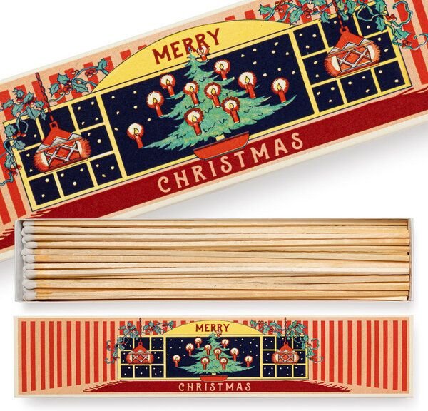 Archivist Christmas at Home Matchbox lange Streichhölzer