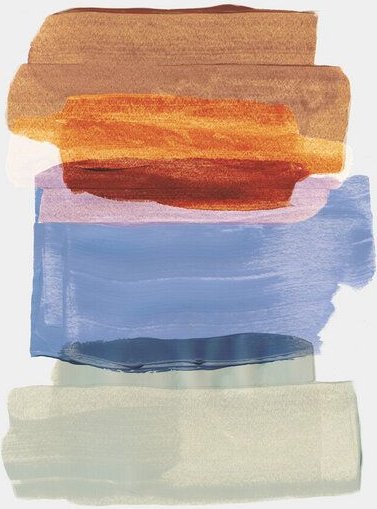 Photocircle Poster / Leinwandbild - Abstract Brush Strokes 49