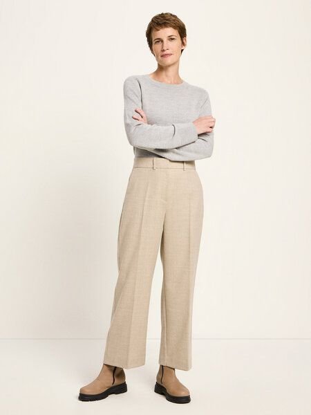 LANIUS Verkürzte Hose aus Bio-Schurwolle