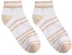 LANIUS Sneaker Socken Streifen aus Bio-Baumwolle