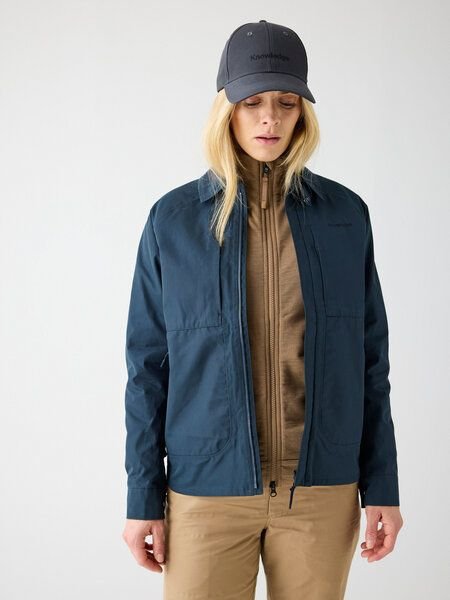 KnowledgeCotton Apparel Jacke VENT CANVAS 200 aus Bio-Baumwolle - Damen