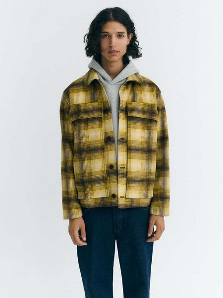 thinking mu Herren Jacke - Omar Shirt - aus Wolle