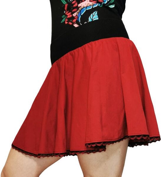 liebewicht weiter Rock aus Bio Jersey für Damen