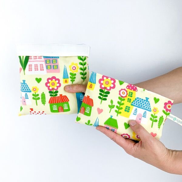 Thumbnail - ever&again Sandwich Bag Duo, Lunch Bag, Brotbeutel 2er