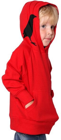 HANDGEDRUCKT "Der Rabenflüsterer" Kinder-Hoody